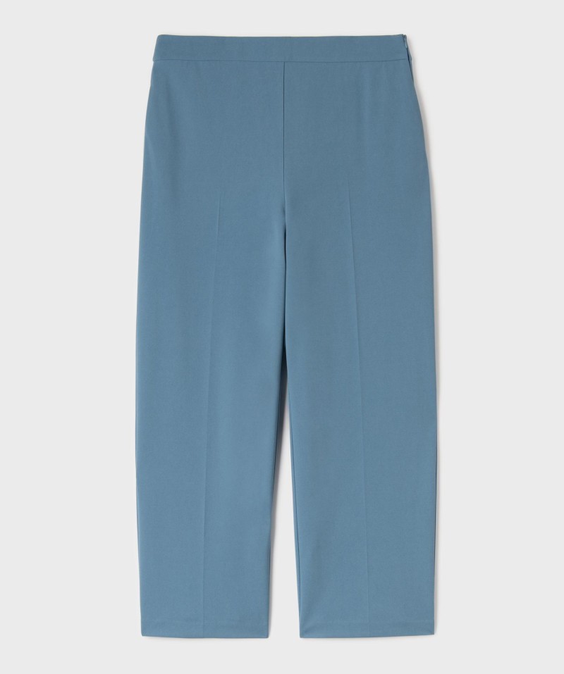 Pantalon de tailleur en maille extensible femme grande taille[MISSING]